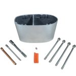 New Bay Manufacturing Yamaha T25 HP 2018 & Newer Outboard Extension Kit – 5 Inch – 25" to 30" – Item #813L