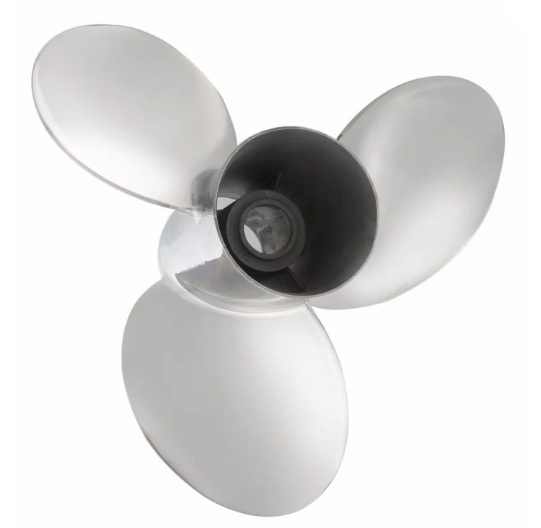 Untitled__50369 New EMP 40-140 HP Stainless Steel 3-Blade Propeller • 4-1/4 Hub (D Series) • Standard Rotation - Image 1