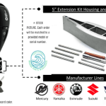 New Yamaha F75-115HP & VF90-115HP & LF115HP Outboard Extension Kit