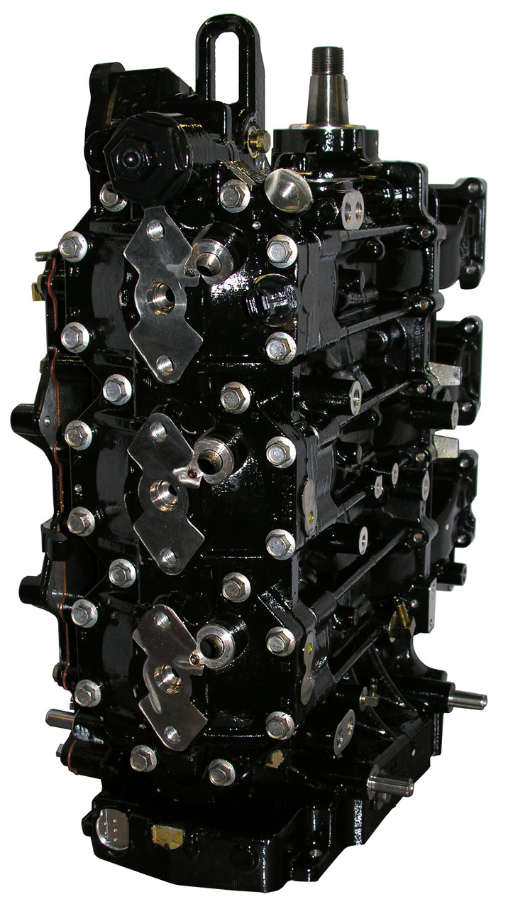 JE_3cyl_ETEC_4c__35188 Remanufactured OBR / Johnson & Evinrude 2004-AF 75/90 HP 3-CYL ETEC Powerhead - Image 1
