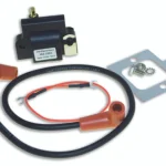 New CDI / Johnson & Evinrude 1972-1978 Ignition Coil 3/6 Cyl. Cross Flow Engines, Screw Terminal Power Pack. Includes: Plug Wire and Hardware OEM # 183-2303